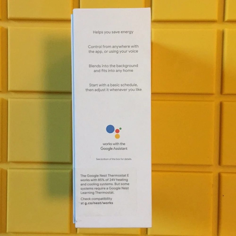 Google Nest Thermostat E